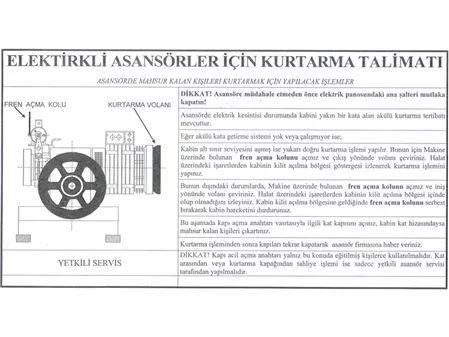 Asansör Talimat